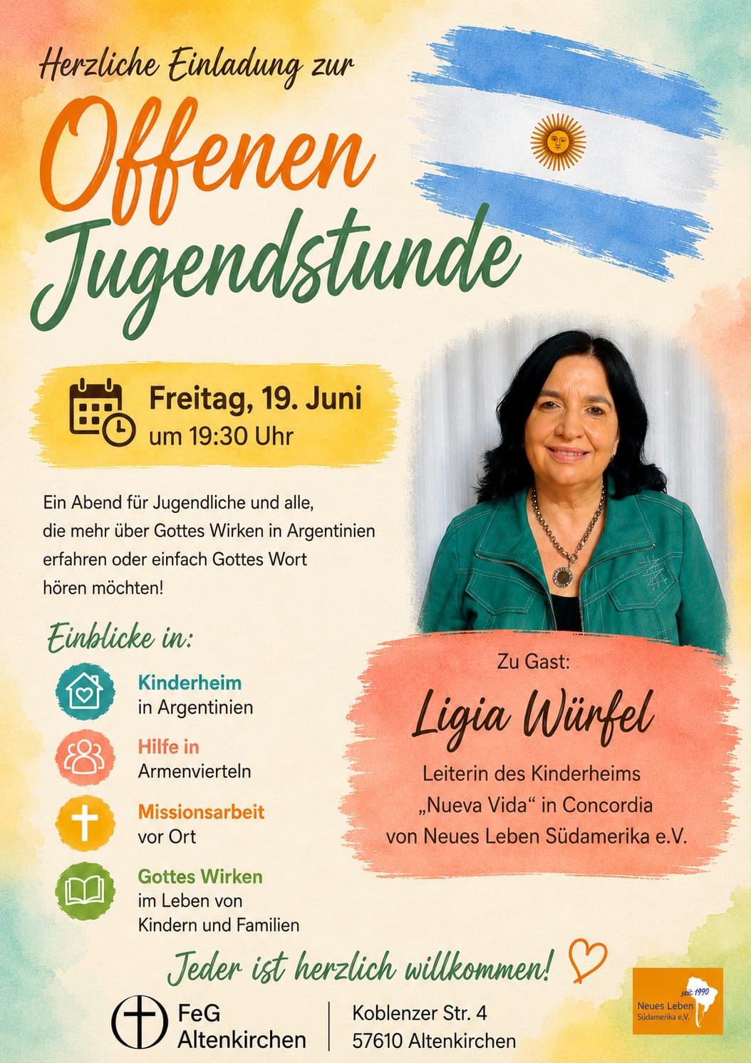Offene Jugendstunde | Neues Leben Südamerika